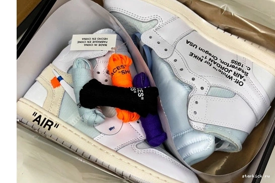 1 100  White Retro High AQ0818 Jordan O-W Air AQ0818-100 1027
